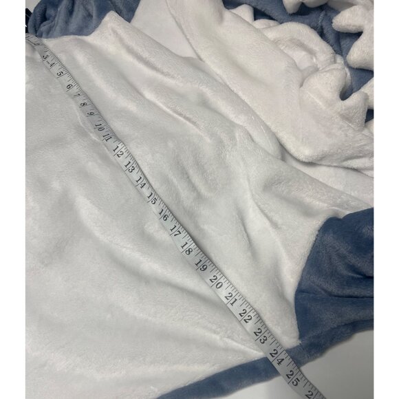 Shark Hoodie Costume Wearable Blanket Size Kids Medium - Picture 10 of 10